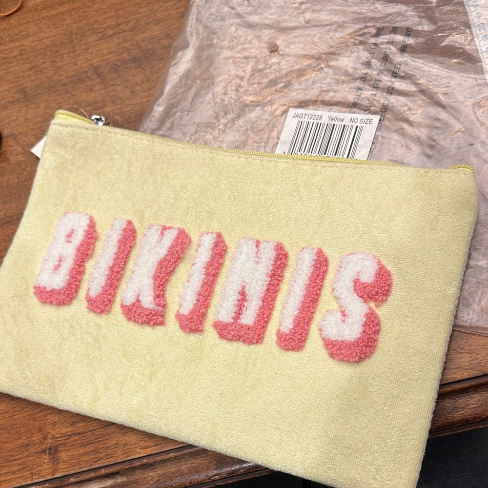 FREE JILL AND ALLY BIKINIS Zipper Bag